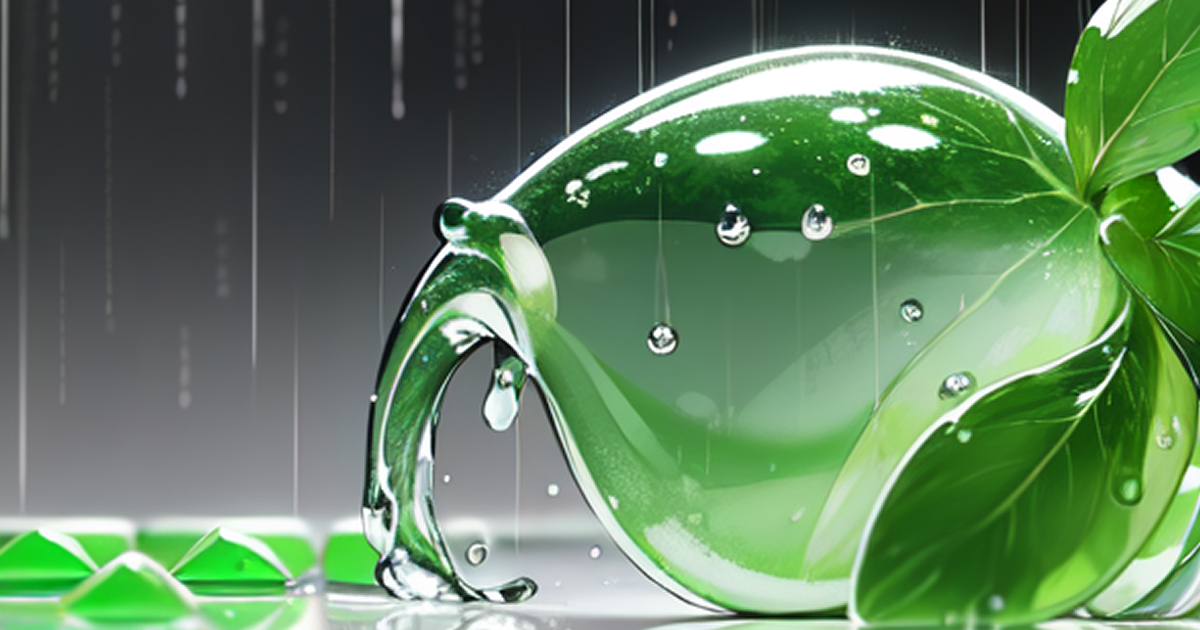 エメラルドグリーンの飴玉