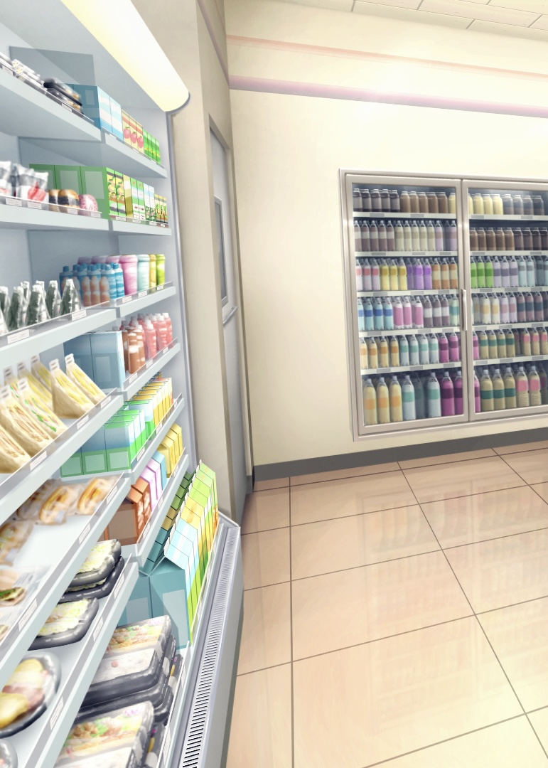 深夜零時、コンビニエンスストアにて