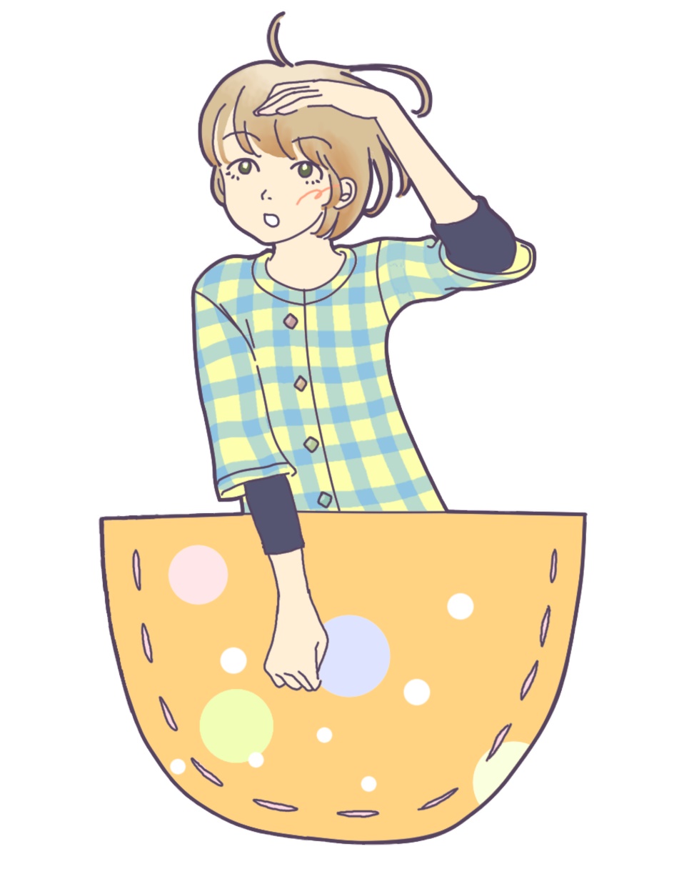 ポケットを叩くと