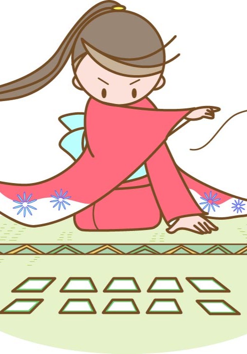 桜の札は読まないで──恋の百人一首