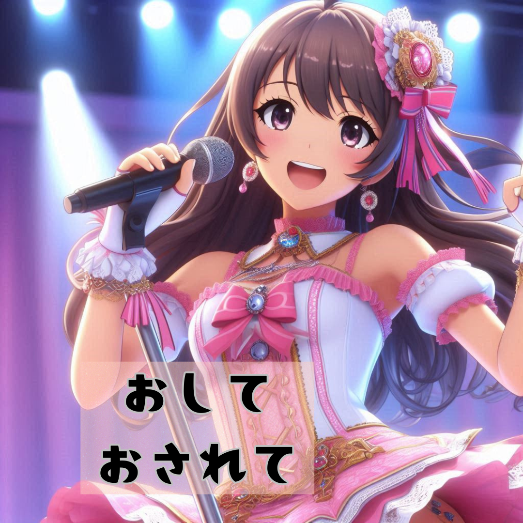 おしておされて