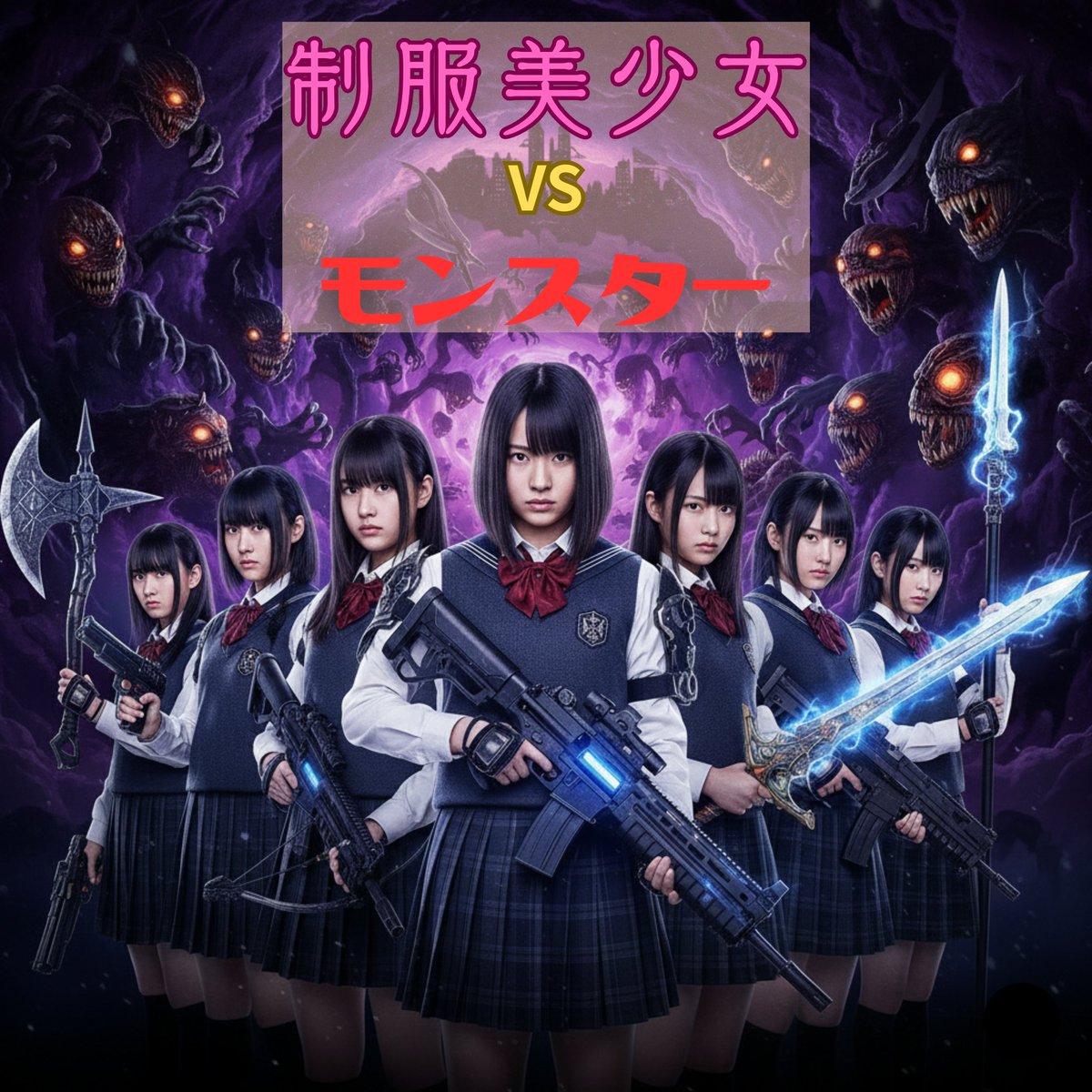 シナリオ「制服美少女VSモンスター」シリーズ