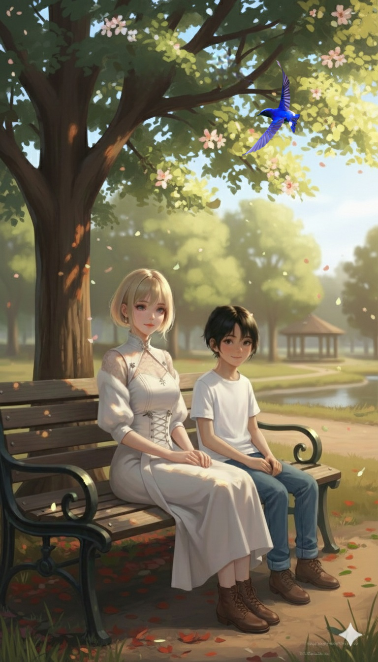 空からの贈り物　～瑠璃色の君がくれた希望～