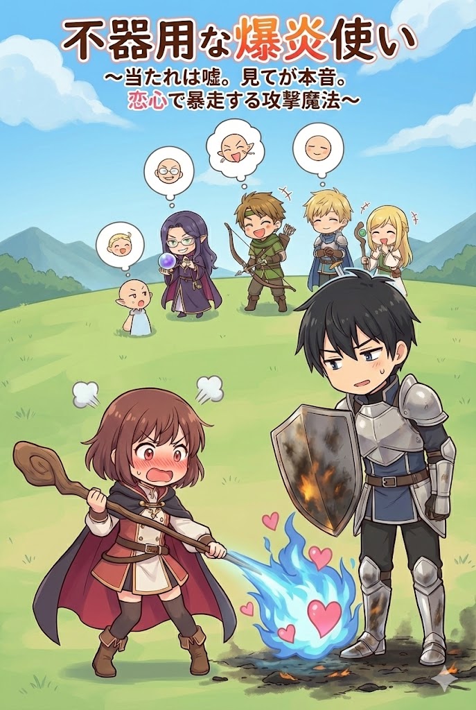 不器用な爆炎使い～当たれは嘘。見てが本音。恋心で暴走する攻撃...