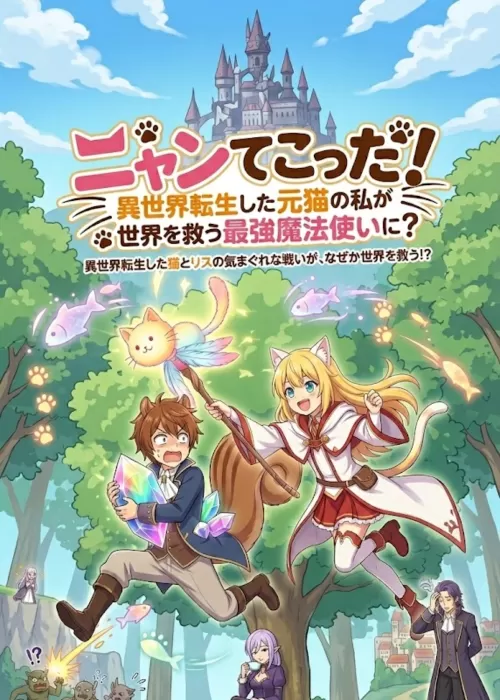 ニャンてこった！異世界転生した元猫の私が世界を救う最強魔法使...