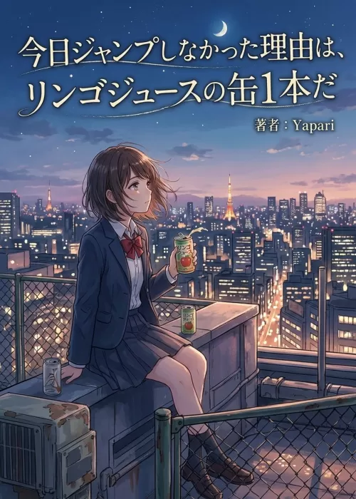 今日ジャンプしなかった理由は、リンゴジュースの缶1本だ