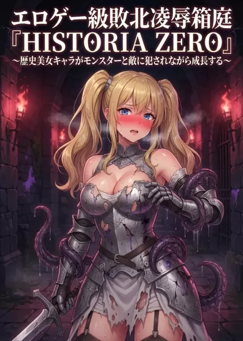 エロゲー級敗北凌辱箱庭『HISTORIA ZERO』 ～歴史美女キャラがモンスターと敵に犯されながら成長する～